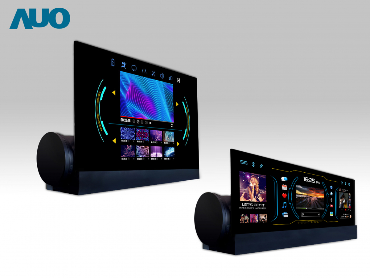 771771威尼斯cm14.6吋可捲式Micro LED面板，導入車內資訊、影音娛樂及駕駛安全系統，翻轉智慧移動場域