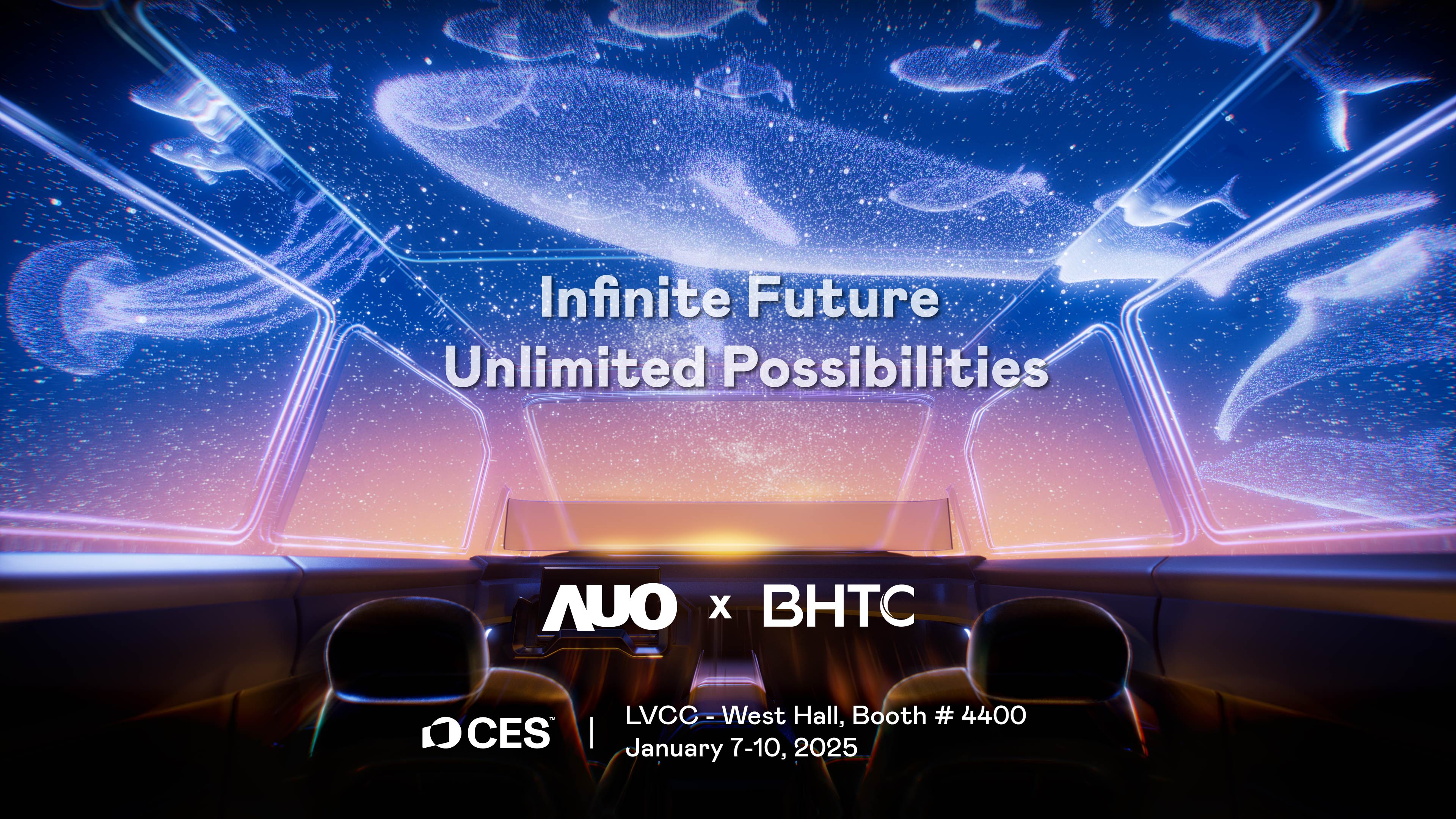 771771威尼斯cm以Infinite Future, Unlimited Possibilies为主题，联合BHTC于CES 2025扩大规模展出